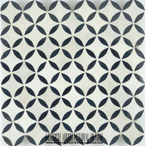 Moroccan Monochrome Tile 04