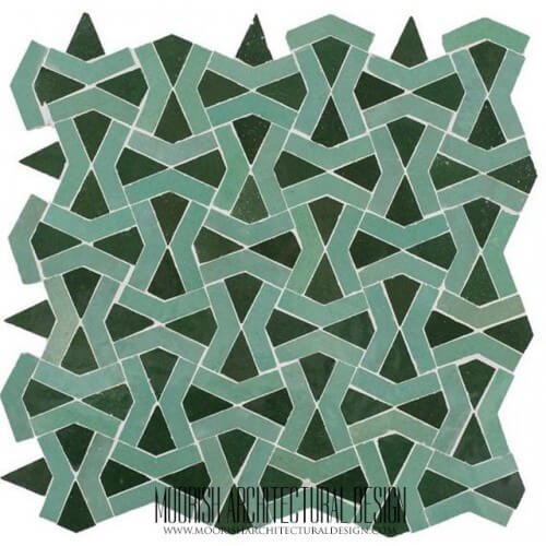 Green Weave Tile
