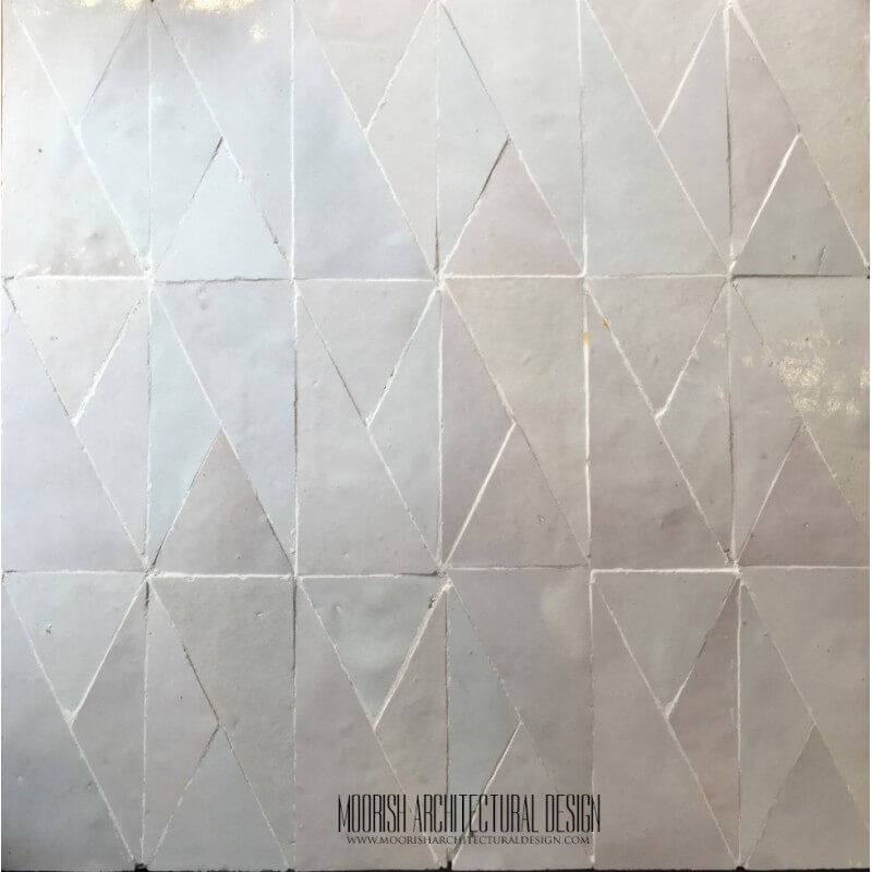 White Moroccan Bathroom tile design ideas