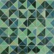 Aqua Triangles Tile