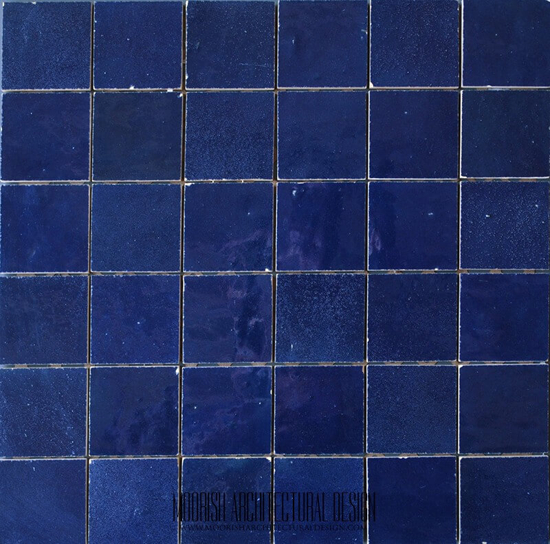 Blue Moroccan Pool Tile Moorish, Blue Moroccan Bathroom Tiles