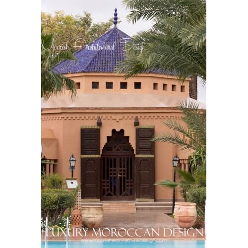Blue Moroccan Roof Tile
