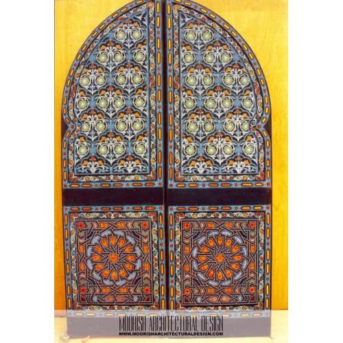 Moroccan exterior door