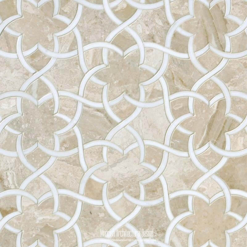 Rustic Moroccan Tile kitchen floor
