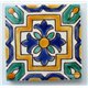 Green Mediterranean ceramic Tile