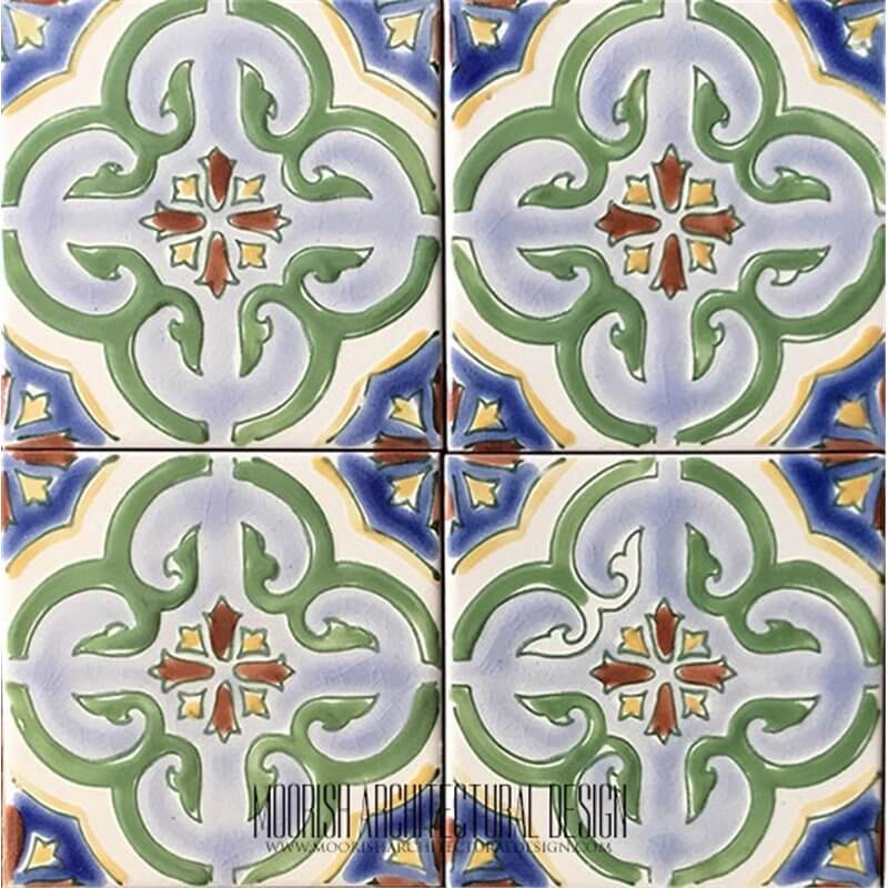Portuguese pool tiles