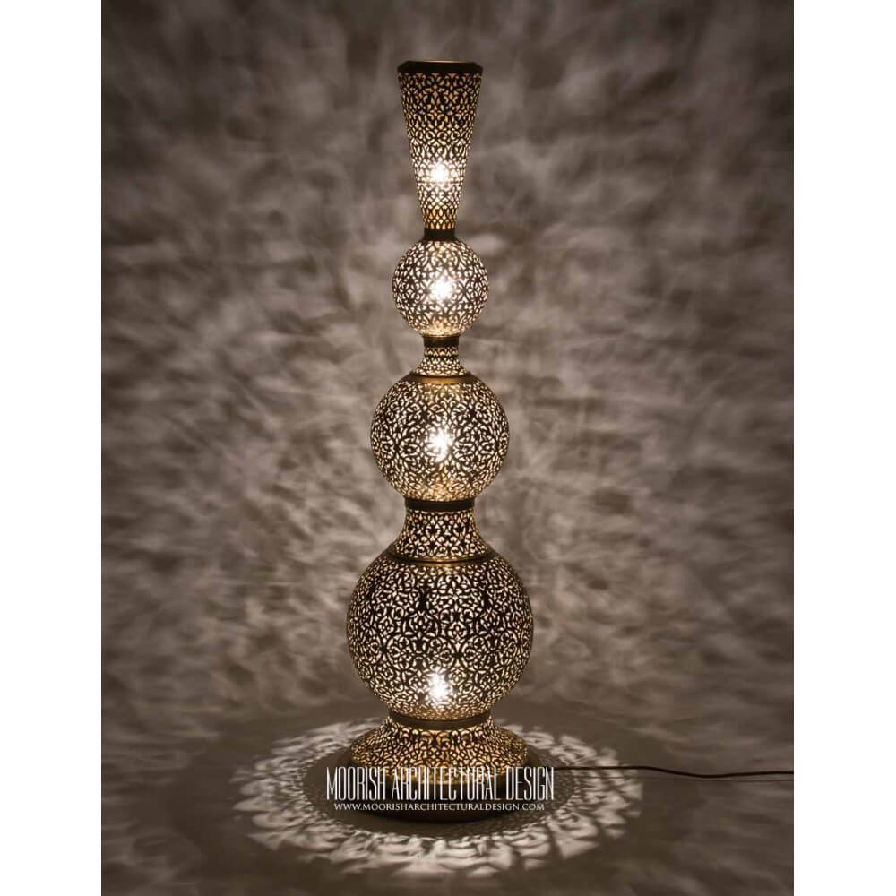 Large Moroccan Floor Lamp New York, Moorish Table Lamp