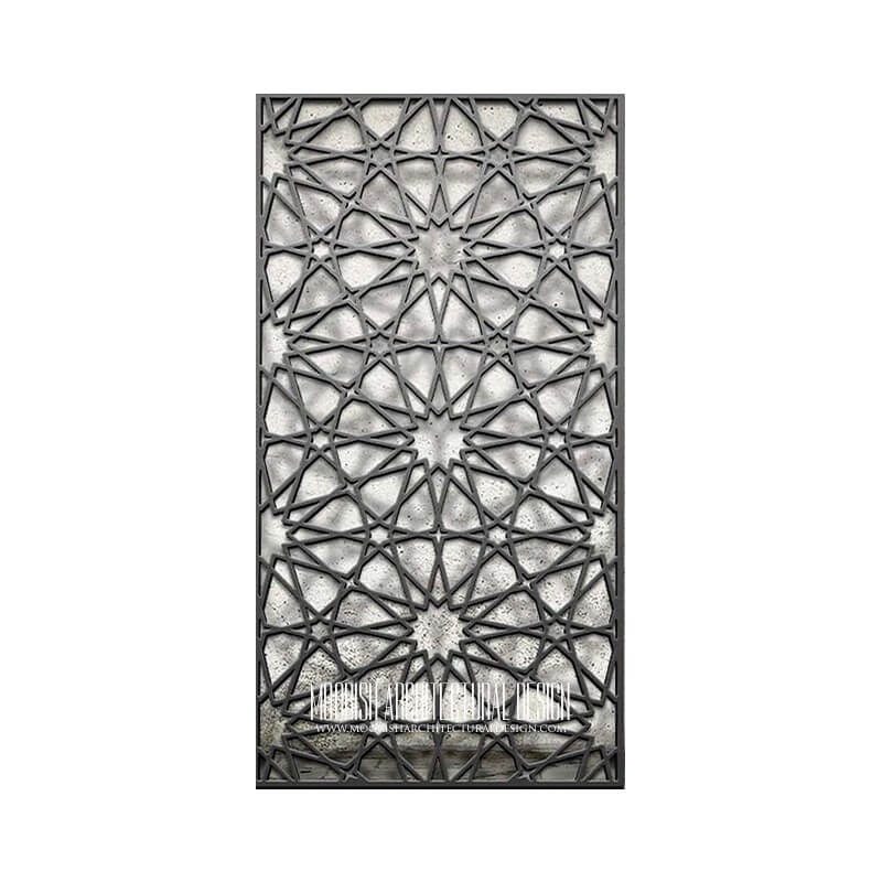 Islamic Geometric Lattice Pattern