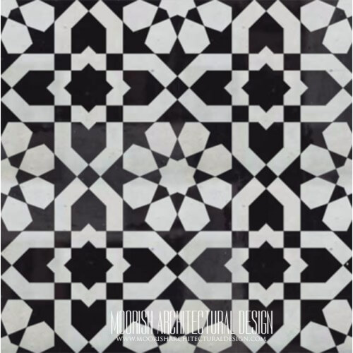 Moroccan Monochrome Tile 15