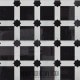 black and White Kitchen zellige tiles 