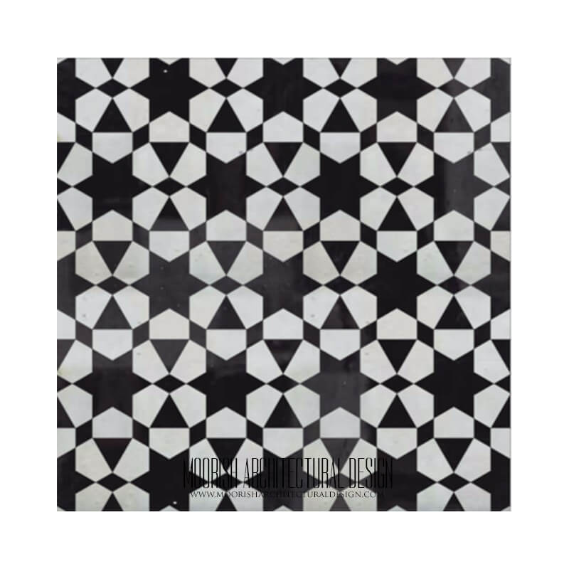 Black and white Zellige tiles ideas online 
