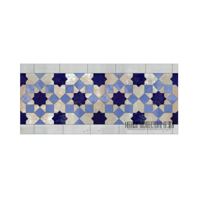 Spanish mosaic pool tiles