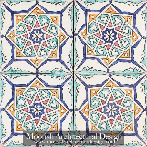 Spanish colonial kitchen tile