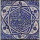 Blue white Moroccan Tile
