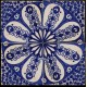 Blue Moroccan Tile San Francisco California