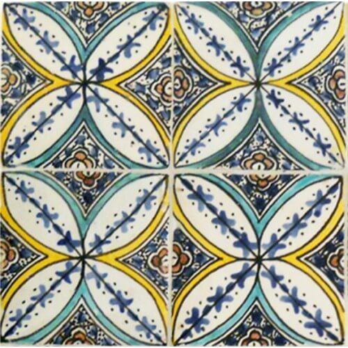 Moroccan Hand Painted Tile New York
