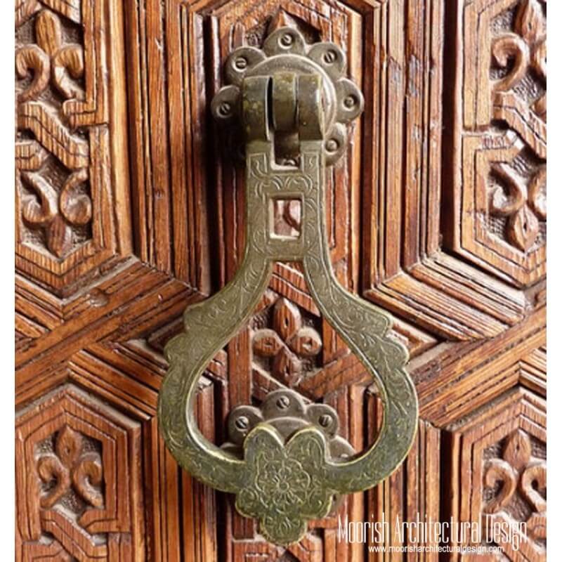 Antique brass door knockers