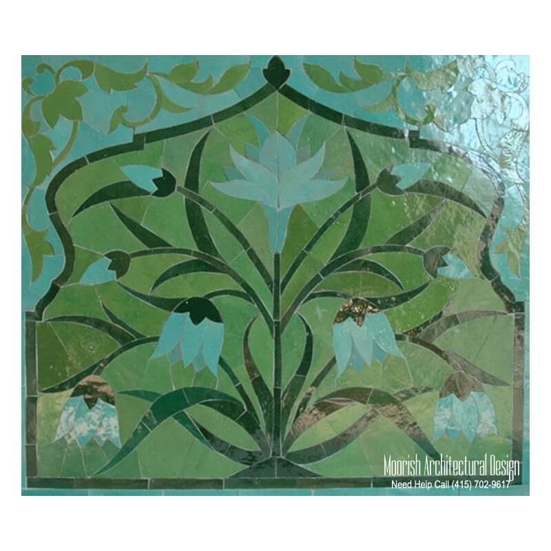 Moroccan Mosaic Tile Mural 