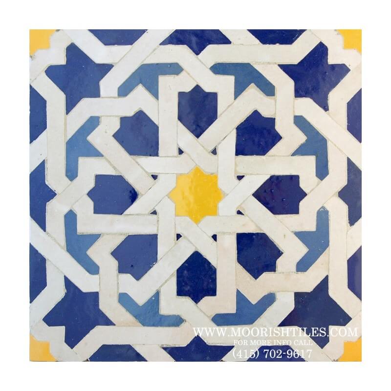 White Moroccan Tile Backsplash