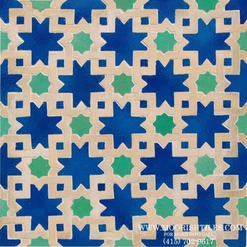 Moroccan mosaic tile