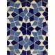 Blue Moroccan pool tile