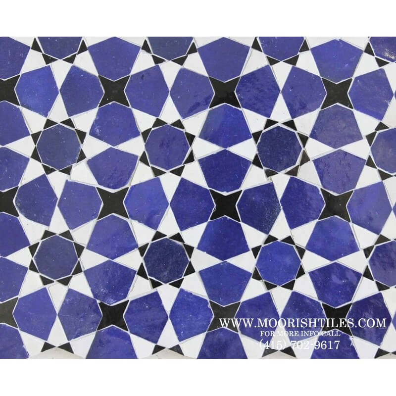Blue & White Moroccan Tile 
