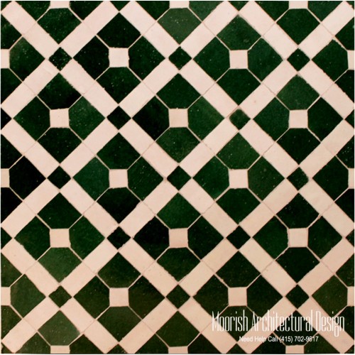 Moroccan Tile Checkerboard pattern