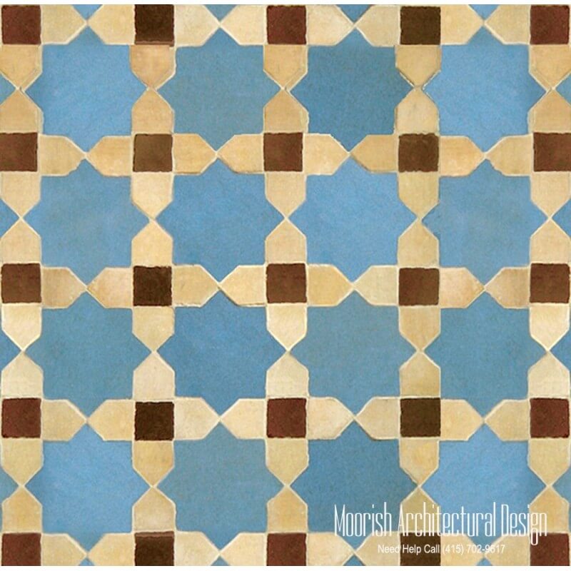 Moroccan wall tile