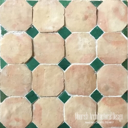 Moroccan Terracotta Octagonal Tile