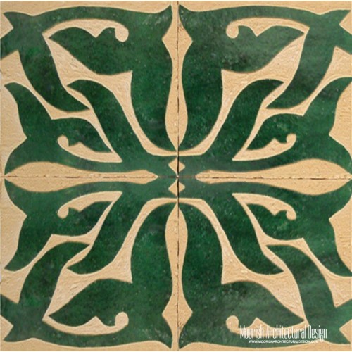 Rustic Moorish Tile 08