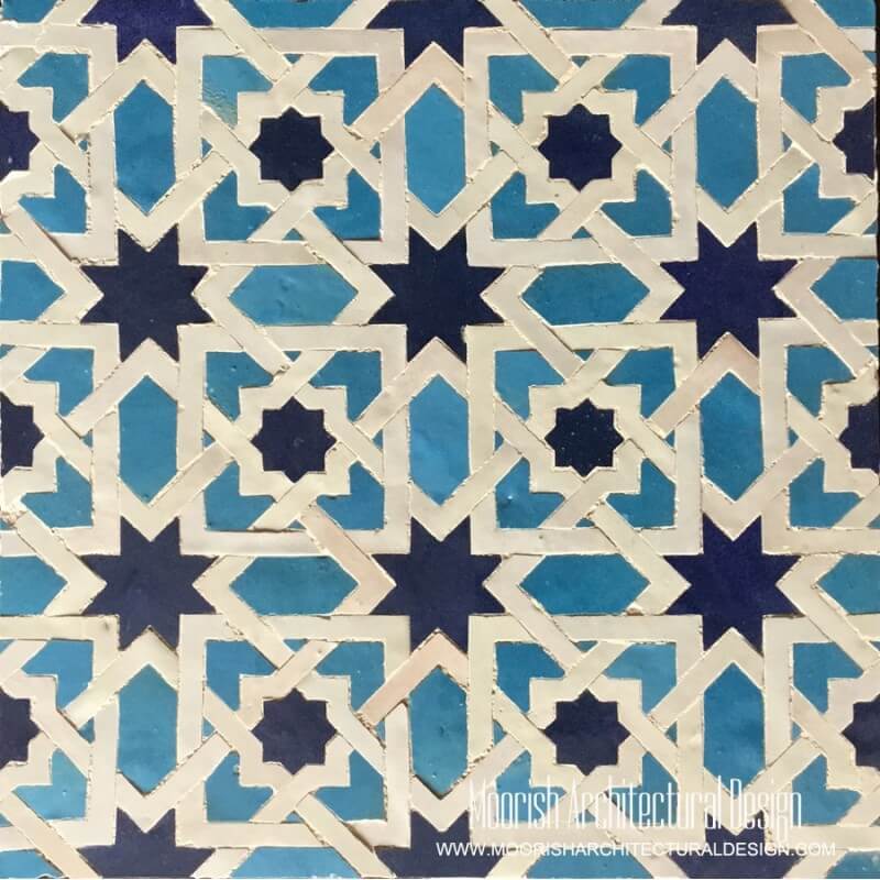 Turquoise Moorish Tile