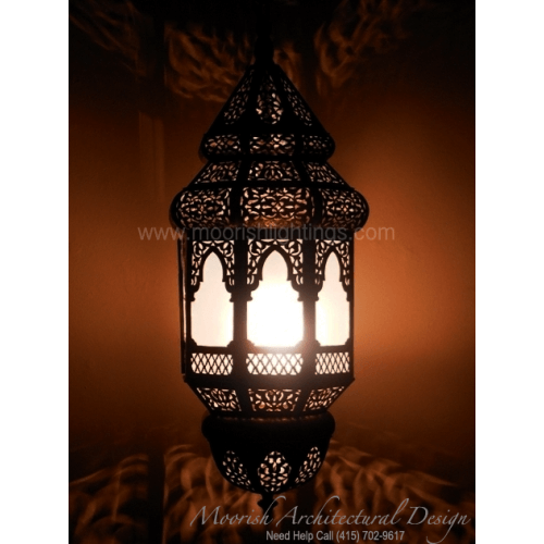 Moroccan patio pendant light