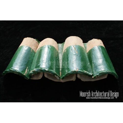 Green Moroccan Roof Tile